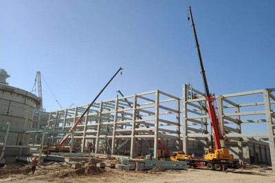 燃爆！100台三一起重机远征乌兹别克，参建中亚首个核电站